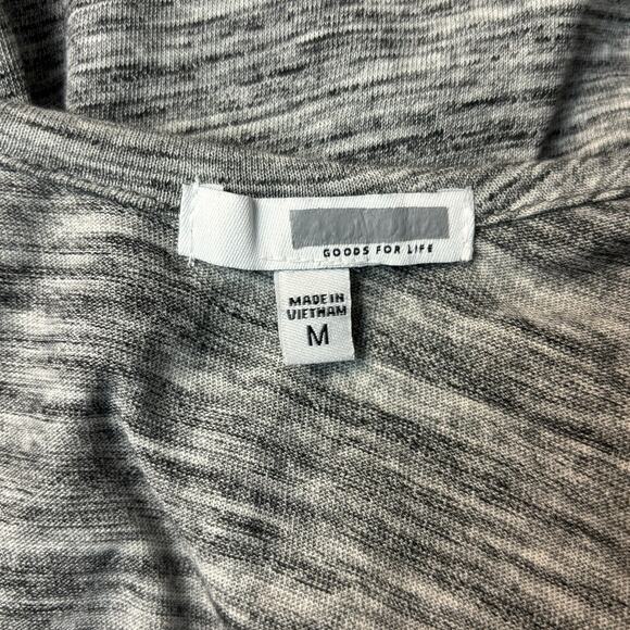 Sonoma Heathered Gray Cardigan with Open Front Size Medium - Picture 4 of 5